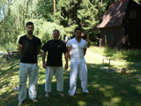 Zahradní dojo J. Valenty - letní Yudansha tréninky 2016
