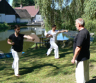 Zahradní dojo J. Valenty - letní Yudansha tréninky 2016