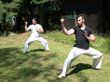 Zahradní dojo J. Valenty - letní  Yudansha tréninky 2016