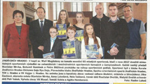 Město J. Hradec ocenilo mladé sportovce za úspěchy v roce 2017 Město J. Hradec ocenilo mladé sportovce za úspěchy v roce 2017