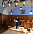 Ocenění Víta Masaře starostou Města J. Hradec Ocenění Víta Masaře starostou Města J. Hradec