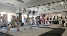 Školení trenérů a seminář karate v Českých Budějovicích
