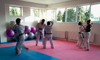 Letní tréninky v dojo Merkur a v přírodě