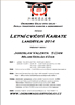 Letní cvičení karate Landštejn 2014
